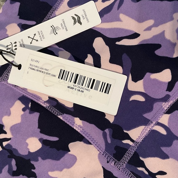 purple camo leggings - Picture 2 of 2
